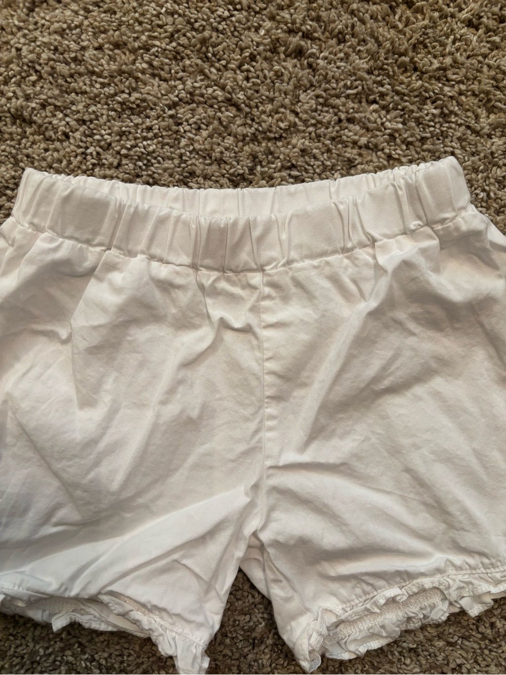 LILA + HAYES ruffle shorts. 2T.